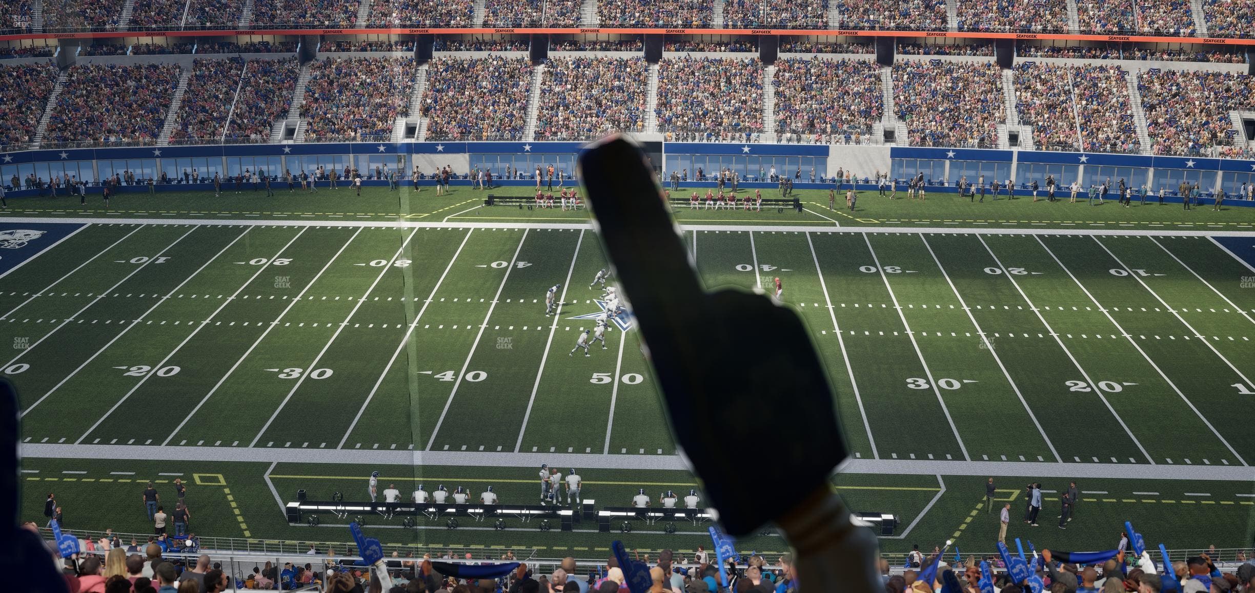 AT&T Stadium - Section Silver Suite 444 Seat View