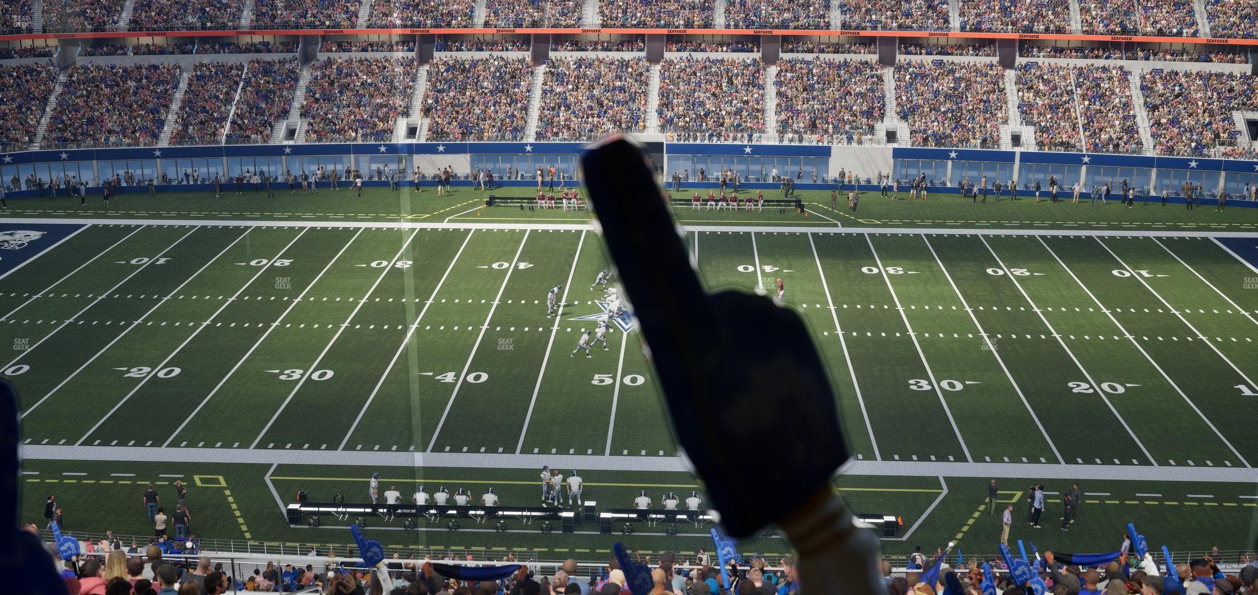 AT&T Stadium - Section Silver Suite 444 Seat View