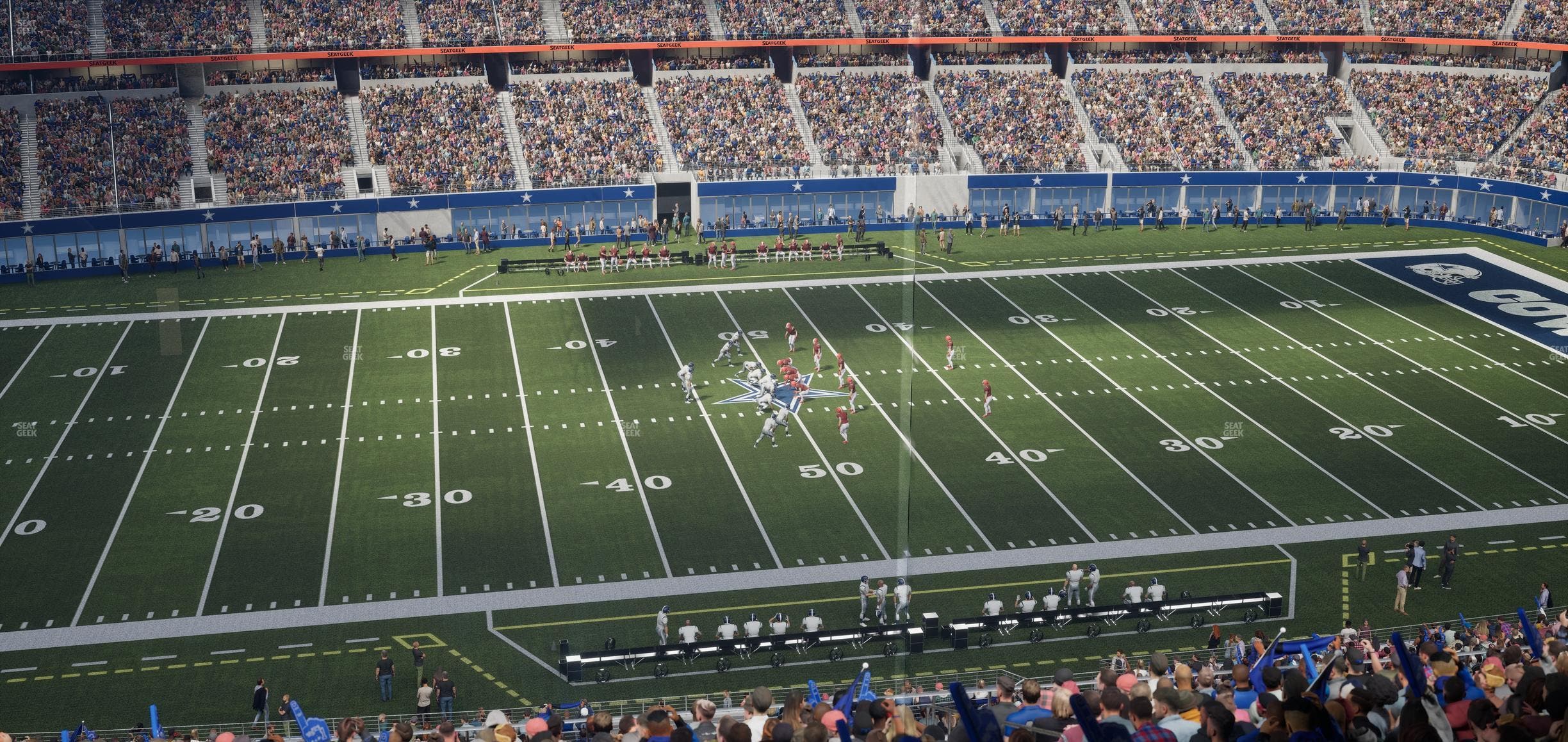 AT&T Stadium - Section Silver Suite 447 Seat View