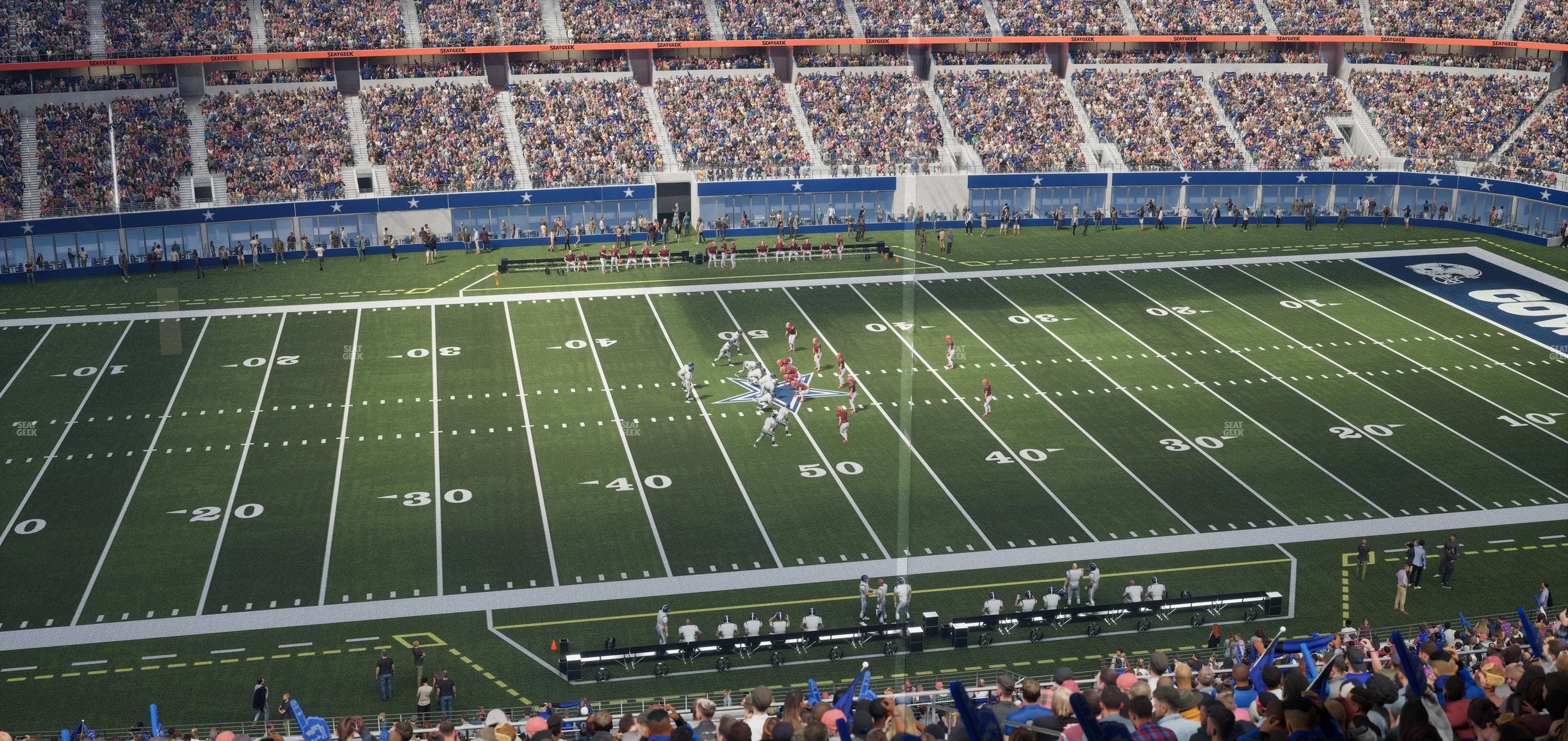 AT&T Stadium - Section Silver Suite 447 Seat View