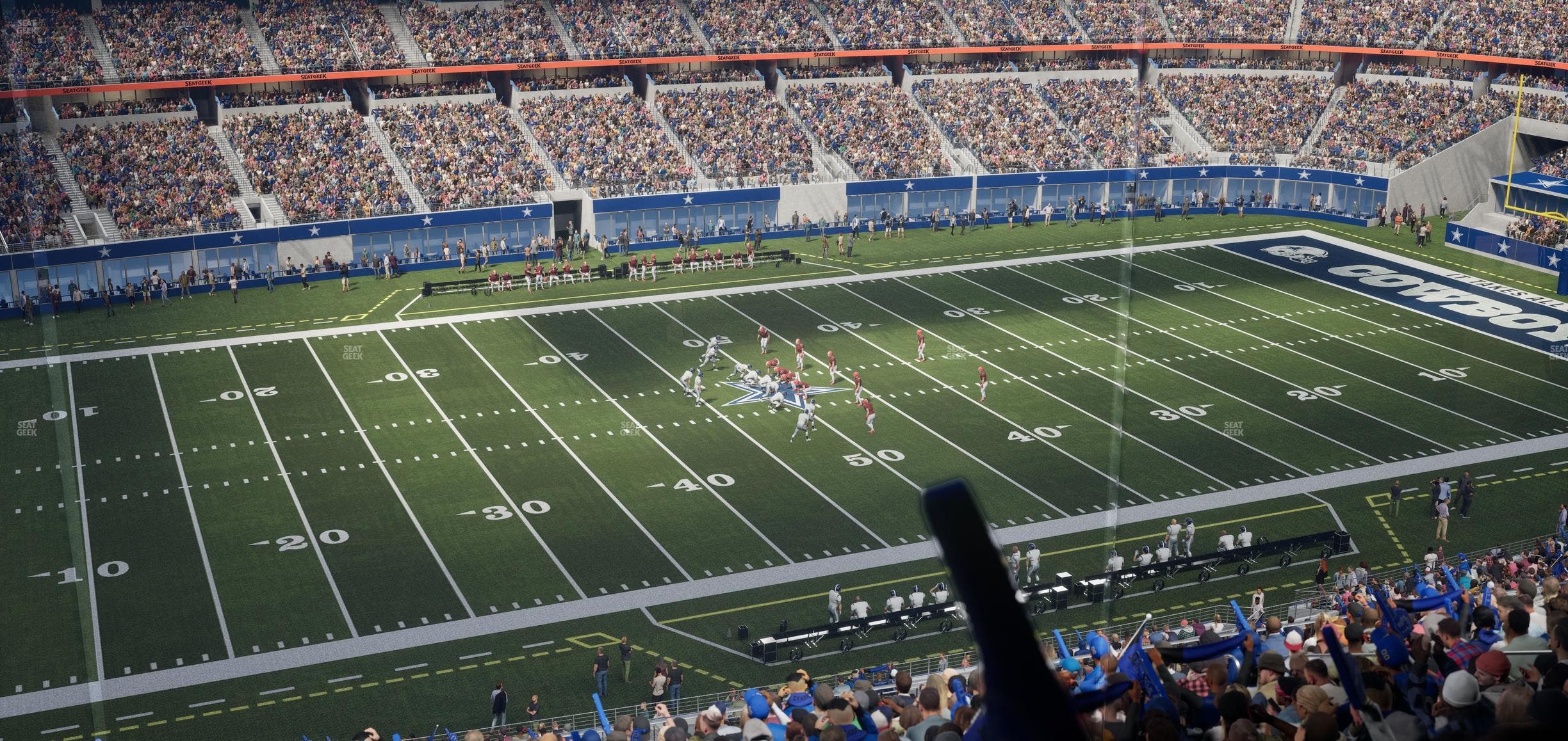 AT&T Stadium - Section Silver Suite 450 Seat View