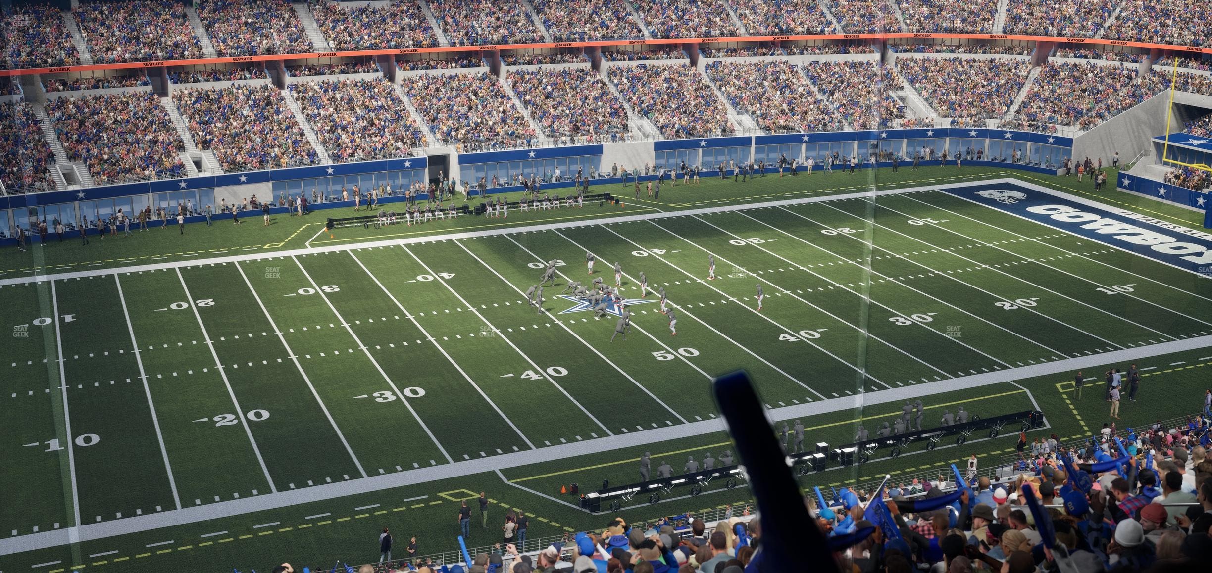 AT&T Stadium - Section Silver Suite 450 Seat View
