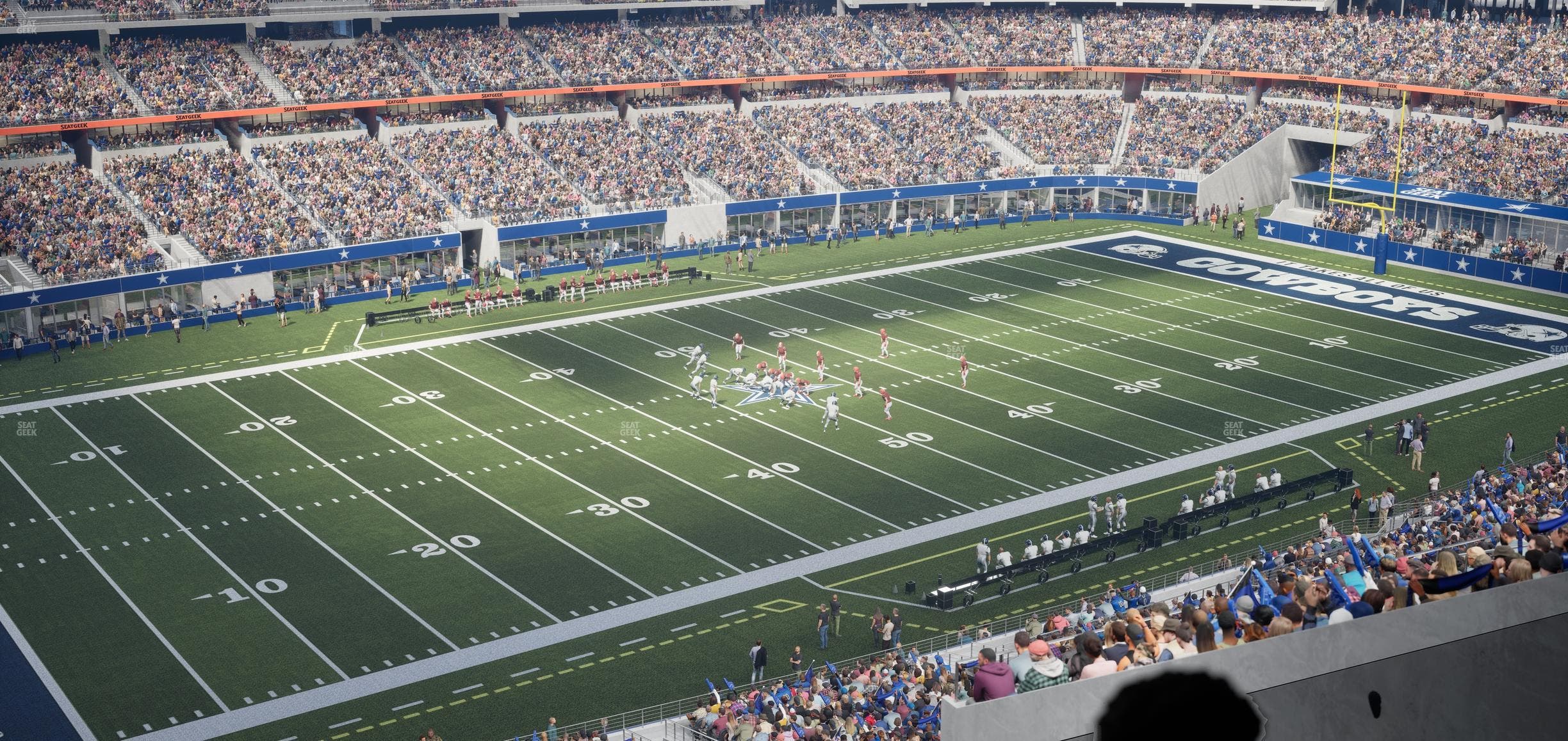 AT&T Stadium - Section Silver Suite 454 Seat View