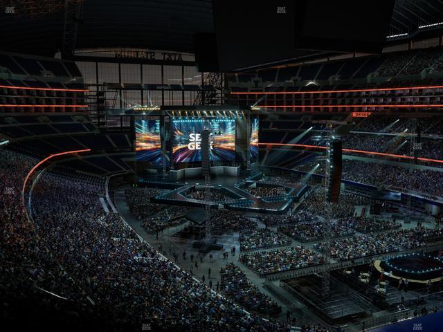 AT&T Stadium - Section Silver Suite 470 Seat View