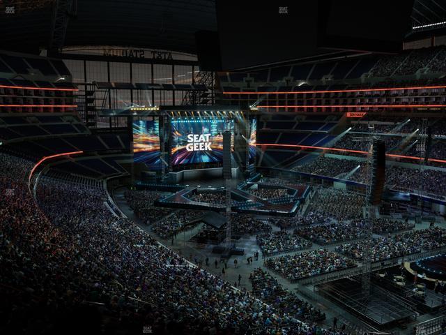 AT&T Stadium - Section Silver Suite 472 Seat View