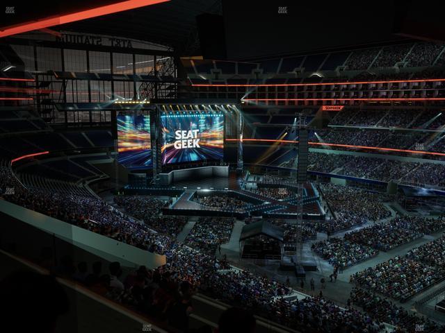 AT&T Stadium - Section Silver Suite 478 Seat View