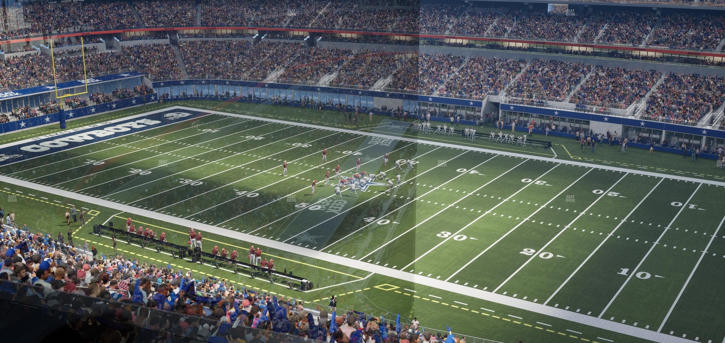 AT&T Stadium - Section Silver Suite 481 Seat View