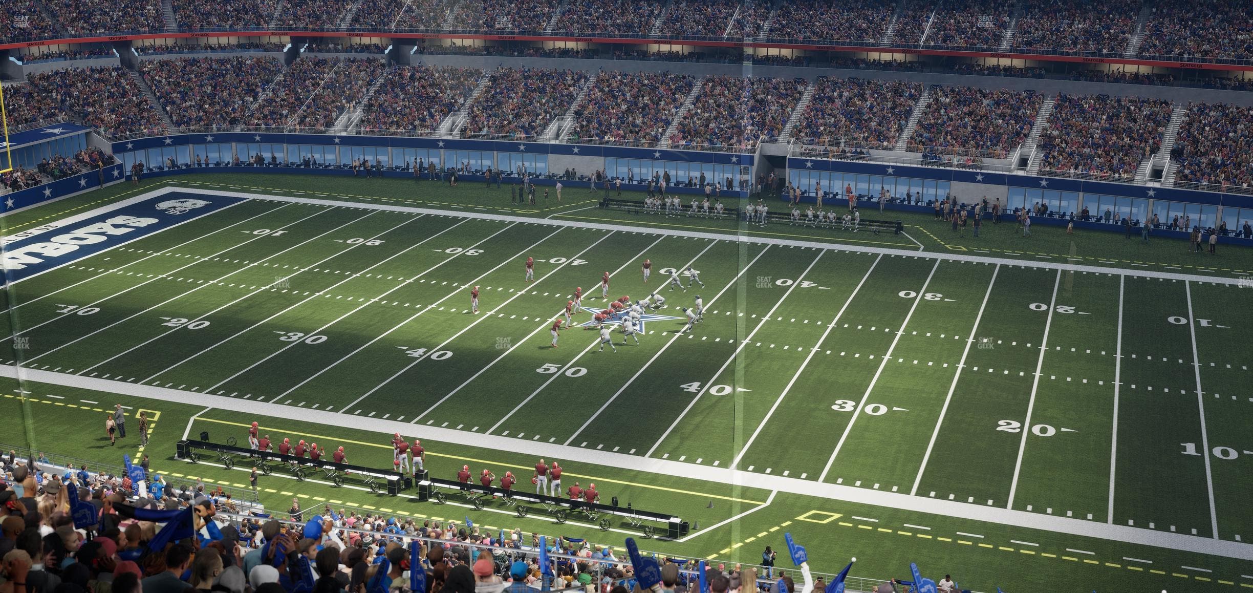 AT&T Stadium - Section Silver Suite 484 Seat View