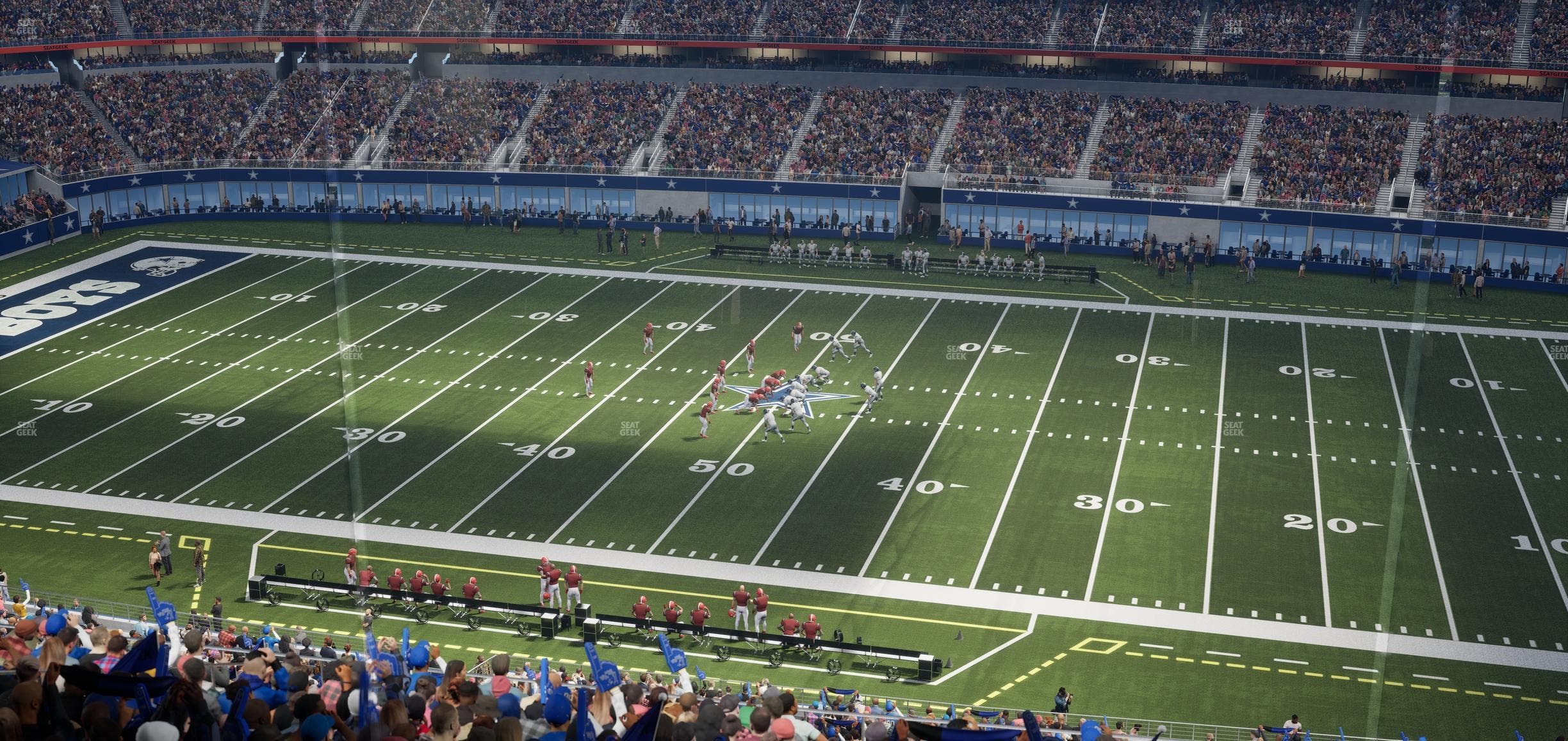 AT&T Stadium - Section Silver Suite 485 Seat View