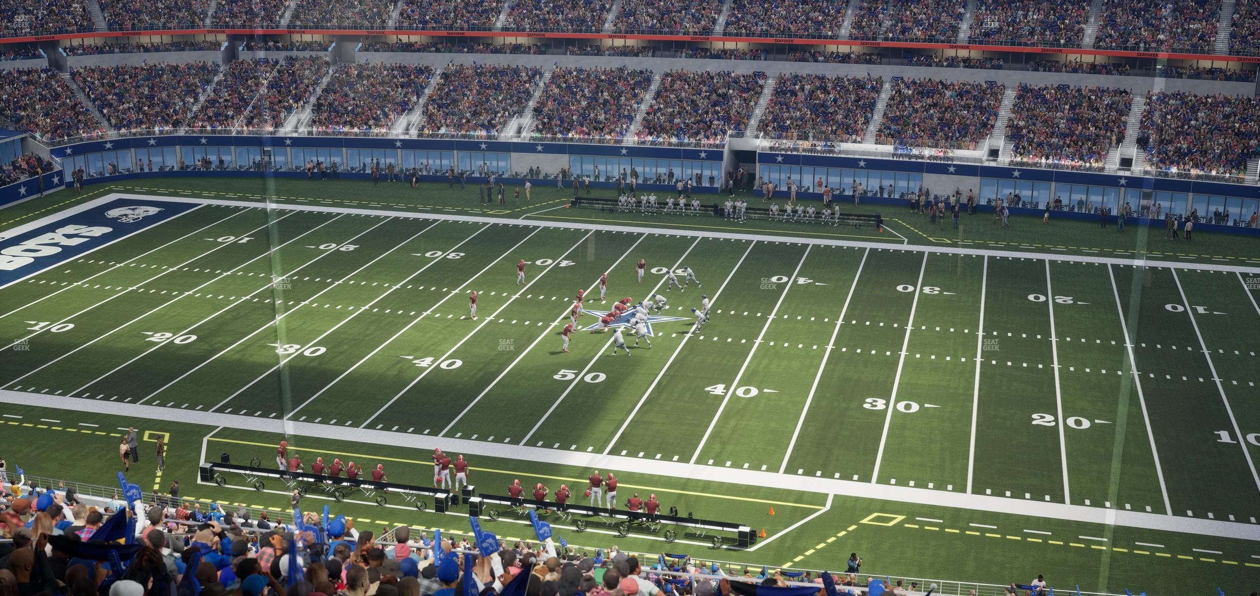 AT&T Stadium - Section Silver Suite 485 Seat View