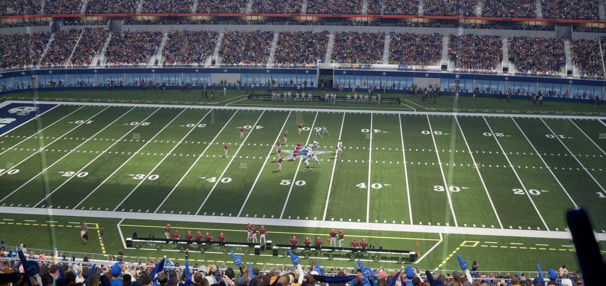 AT&T Stadium - Section Silver Suite 487 Seat View