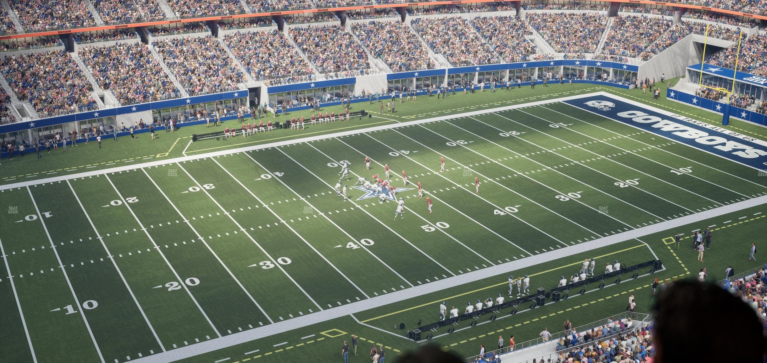 AT&T Stadium - Section Star Suite 642 Seat View