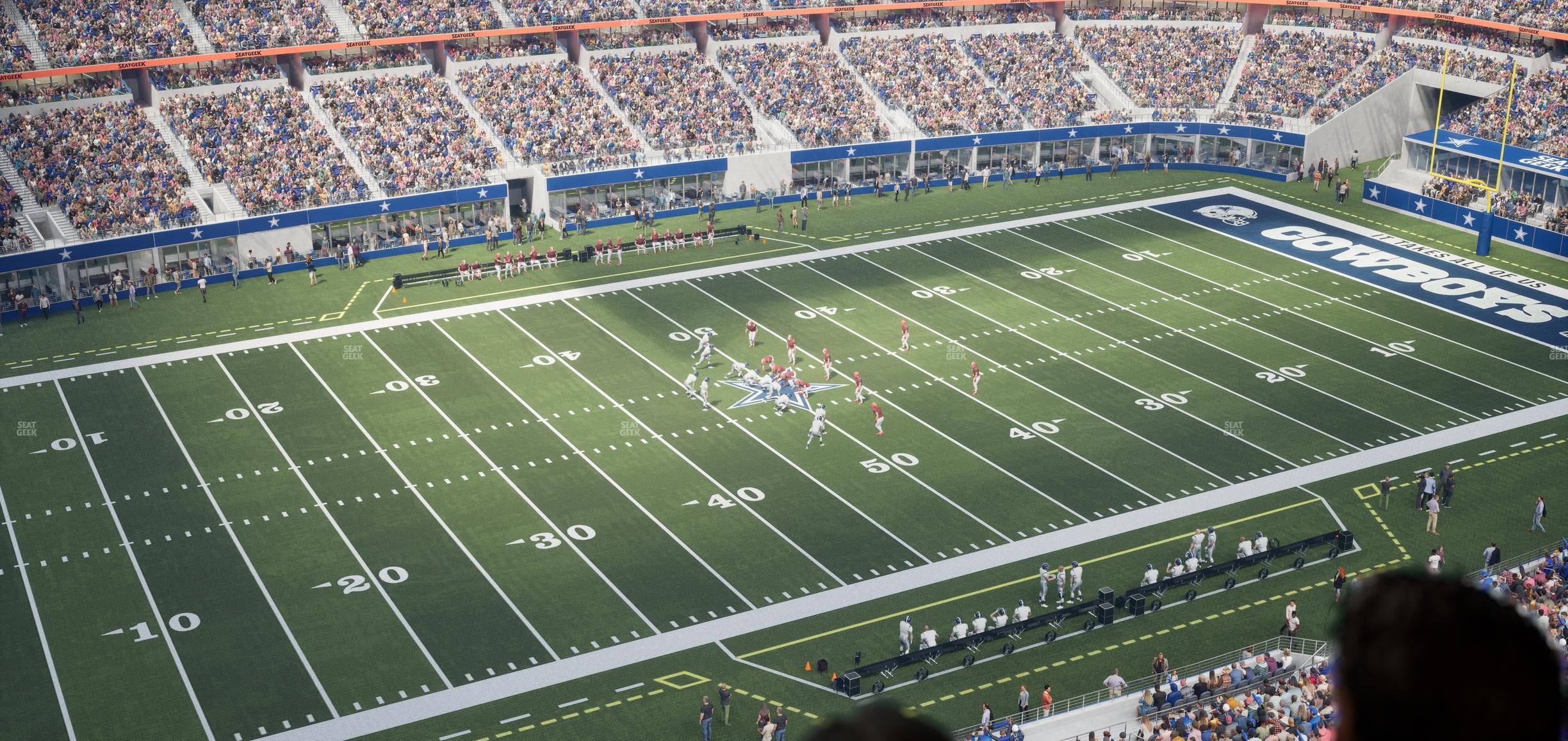AT&T Stadium - Section Star Suite 642 Seat View