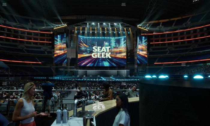 AT&T Stadium - Section Vip Bar Seat View