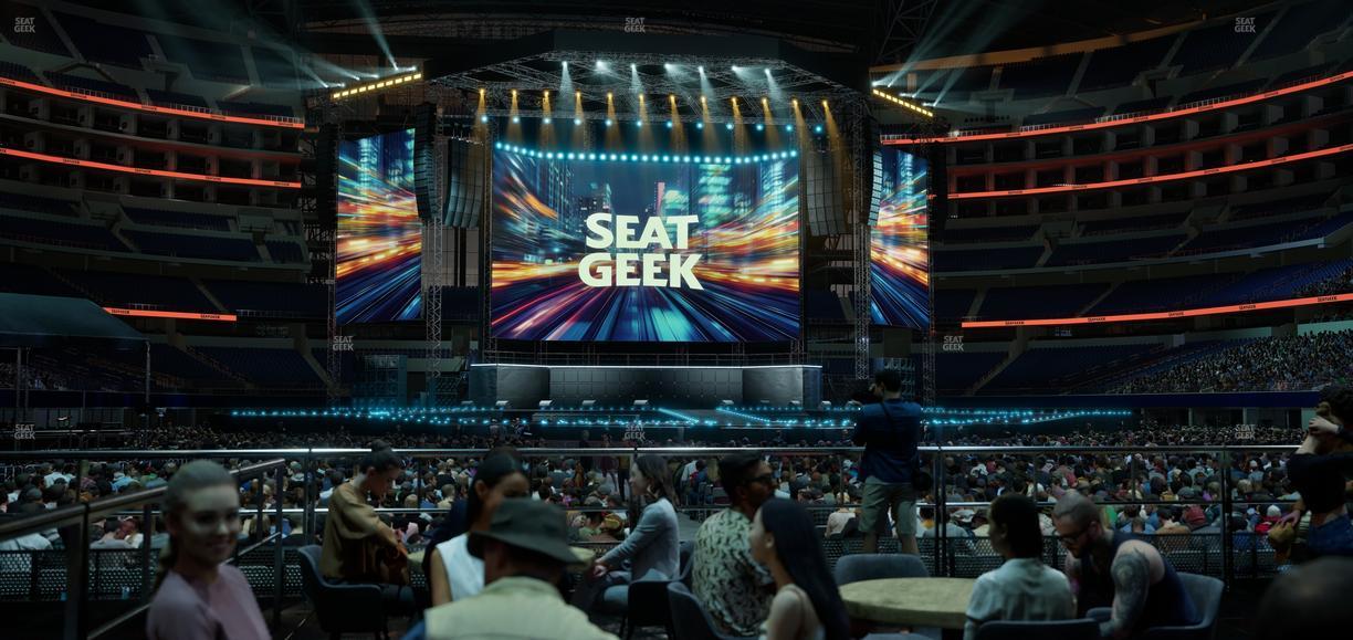 AT&T Stadium - Section Vip Tables 10 Seat View