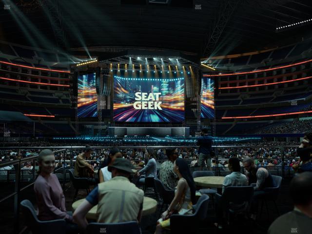 AT&T Stadium - Section Vip Tables 10 Seat View