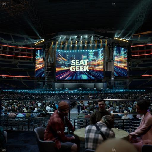 AT&T Stadium - Section Vip Tables 3 Seat View