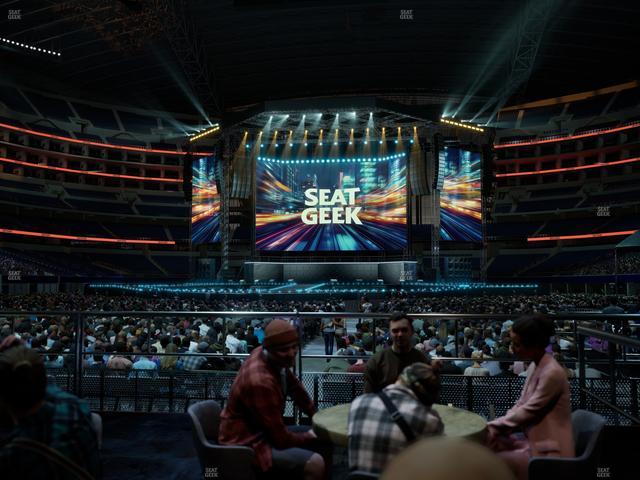 AT&T Stadium - Section Vip Tables 3 Seat View