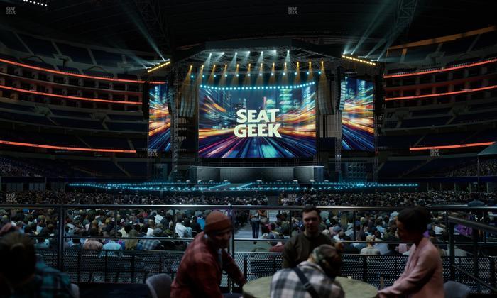 AT&T Stadium - Section Vip Tables 3 Seat View