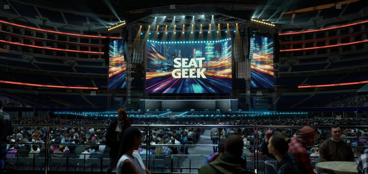 AT&T Stadium - Section Vip Tables 4 Seat View
