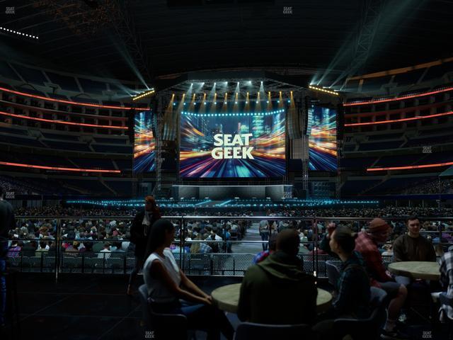 AT&T Stadium - Section Vip Tables 4 Seat View