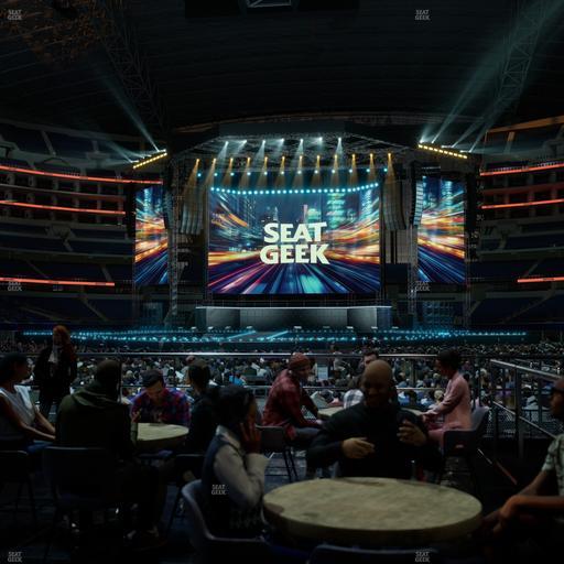 AT&T Stadium - Section Vip Tables 5 Seat View