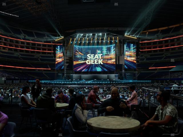 AT&T Stadium - Section Vip Tables 5 Seat View