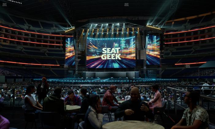 AT&T Stadium - Section Vip Tables 5 Seat View