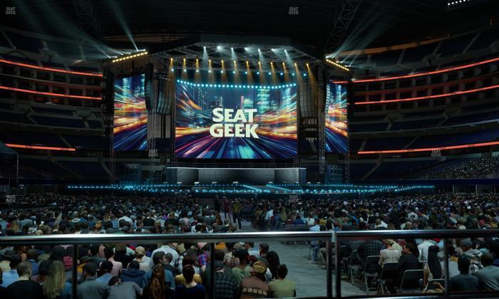 AT&T Stadium - Section Vip Tables 6 Seat View