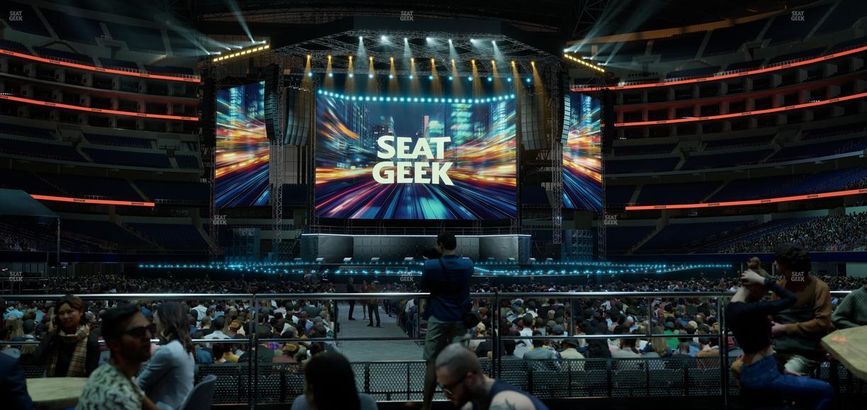 AT&T Stadium - Section Vip Tables 9 Seat View