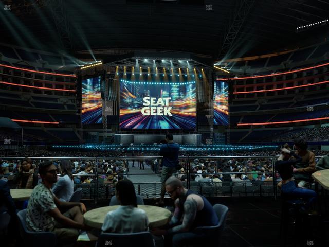 AT&T Stadium - Section Vip Tables 9 Seat View