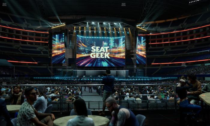 AT&T Stadium - Section Vip Tables 9 Seat View