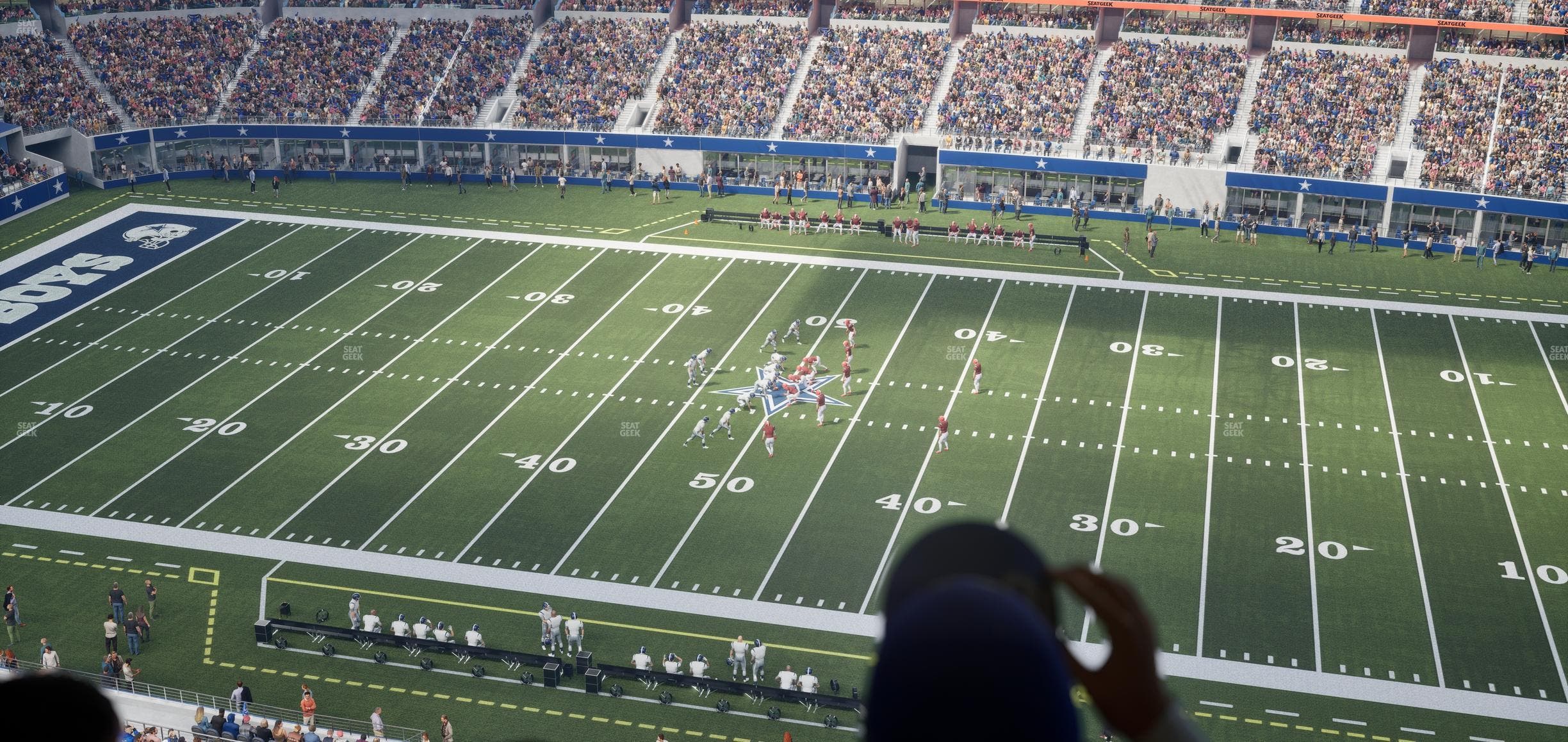 AT&T Stadium - Section Visitor Suite Seat View