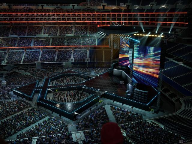 AT&T Stadium - Section Visitor Suite Seat View