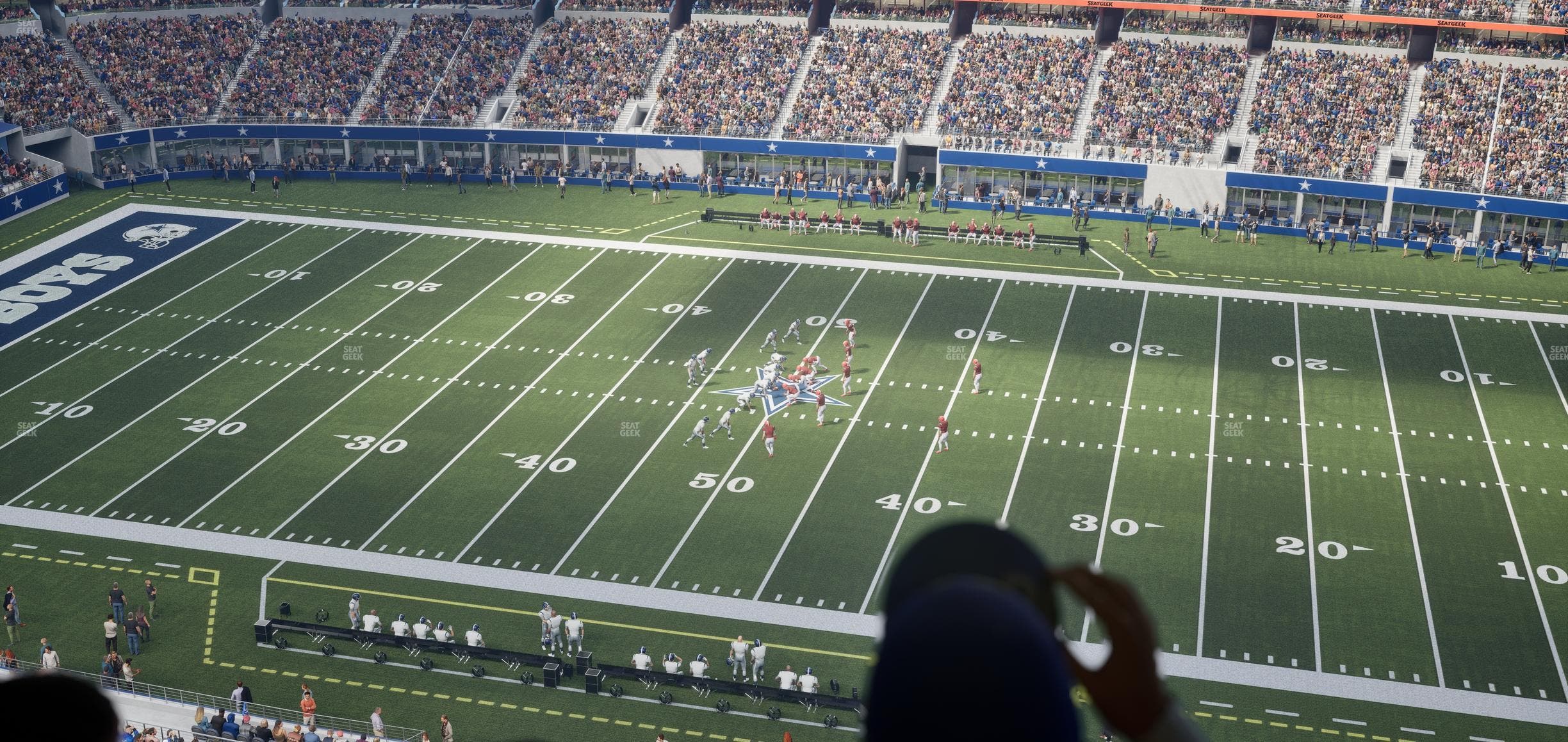 AT&T Stadium - Section Visitor Suite Seat View