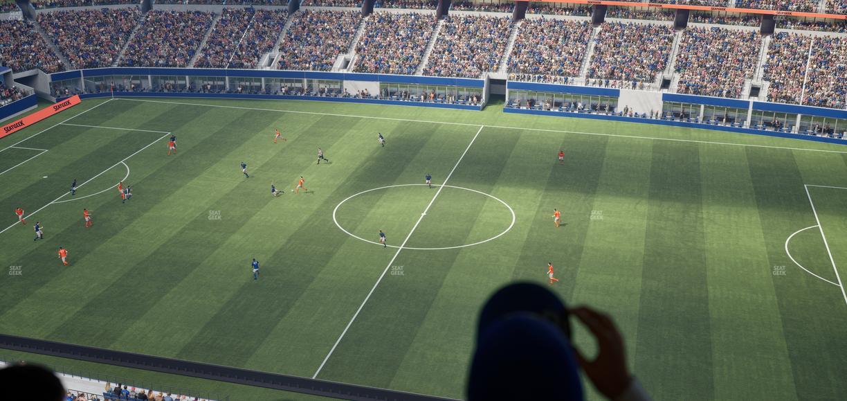 AT&T Stadium - Section Visitor Suite Seat View