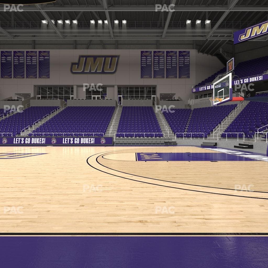 Atlantic Union Bank Center - Section Floor Courtside Seat View