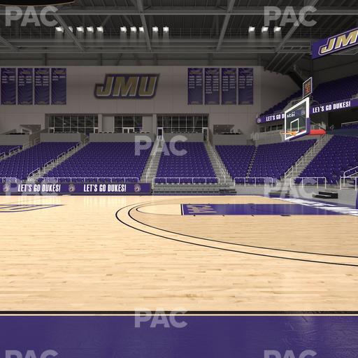 Atlantic Union Bank Center - Section Floor Courtside Seat View