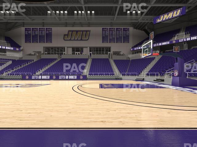 Atlantic Union Bank Center - Section Floor Courtside Seat View