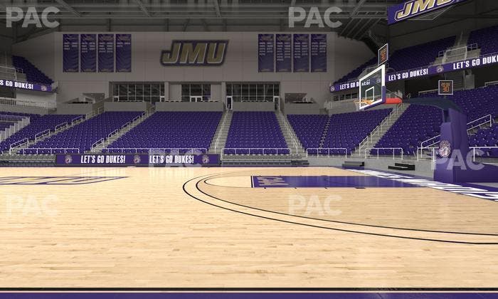 Atlantic Union Bank Center - Section Floor Courtside Seat View