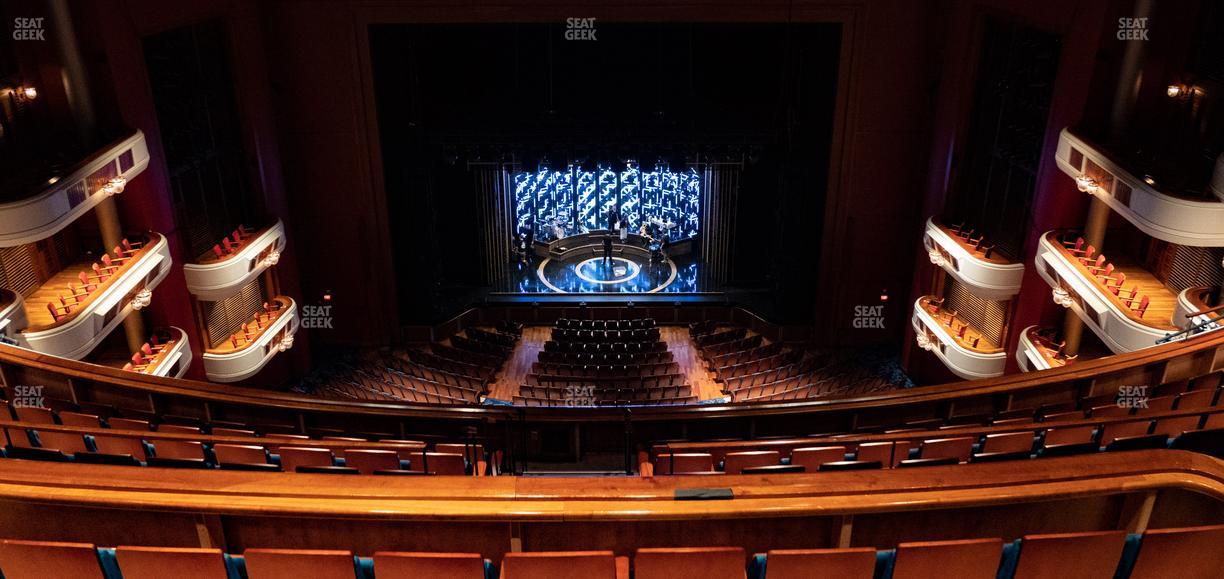 Au-Rene Theater at the Broward Center - Section Balcony Center Seat View