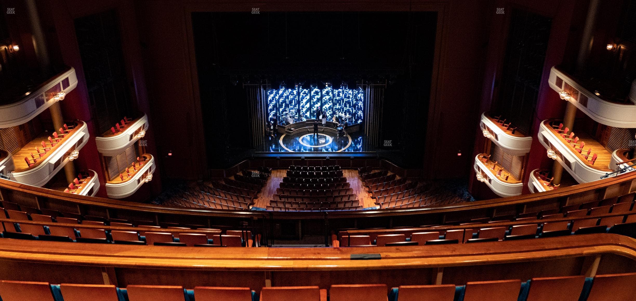 Au-Rene Theater at the Broward Center - Section Balcony Center Seat View