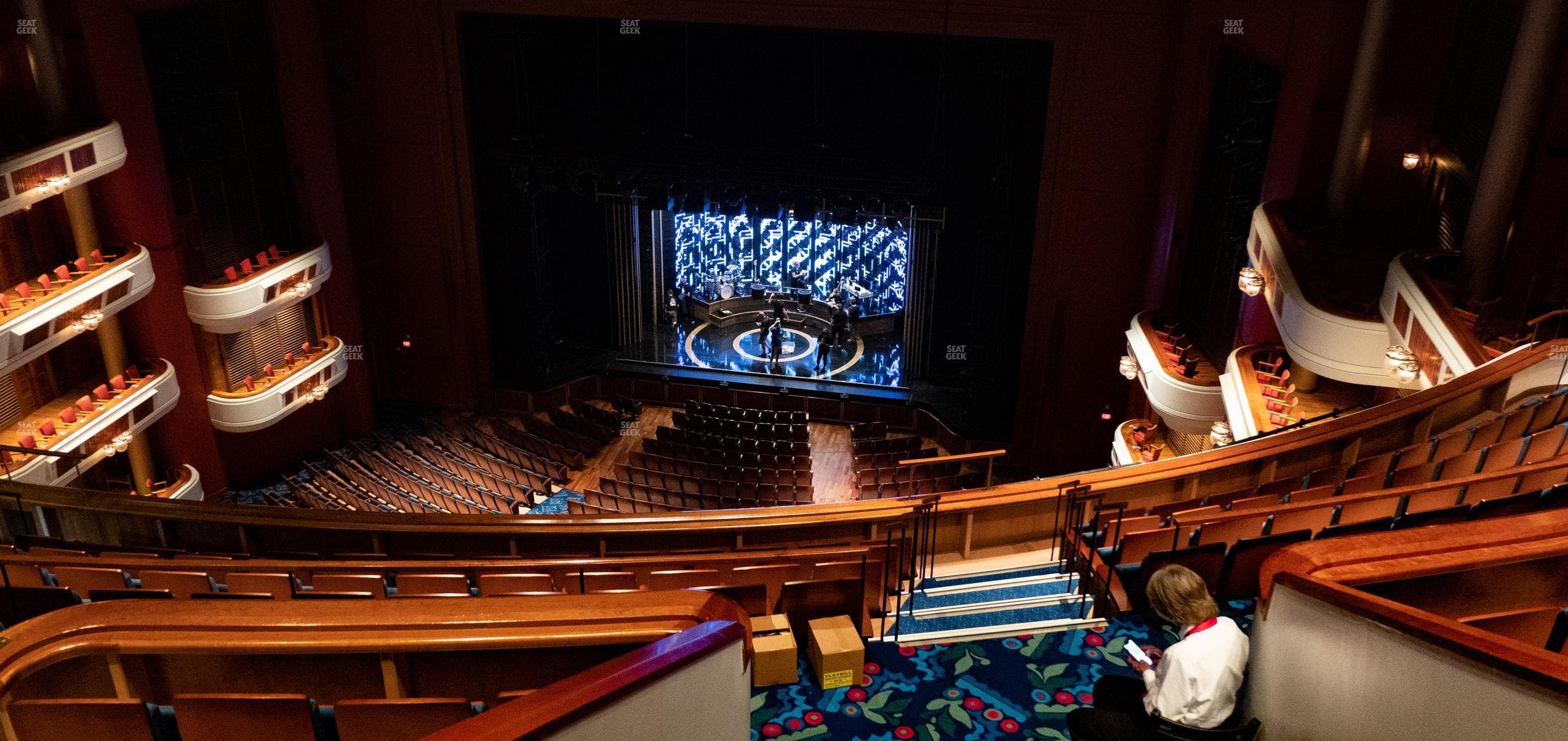 Au-Rene Theater at the Broward Center - Section Balcony Right Center Seat View