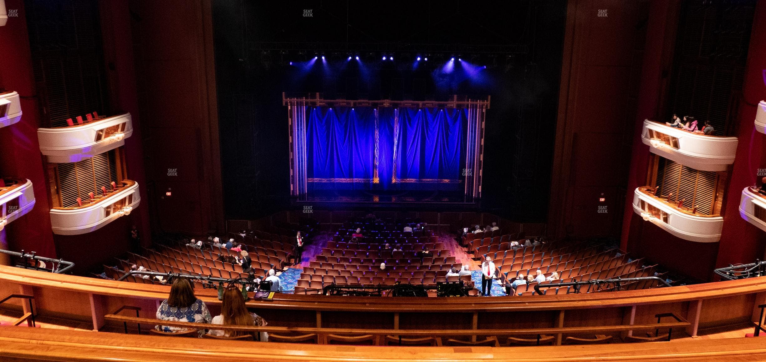 Au-Rene Theater at the Broward Center - Section Mezzanine Center Club Level Seat View