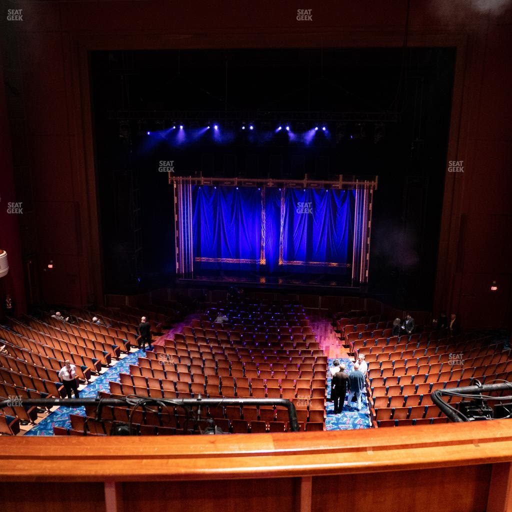 Au-Rene Theater at the Broward Center - Section Mezzanine Center Seat View