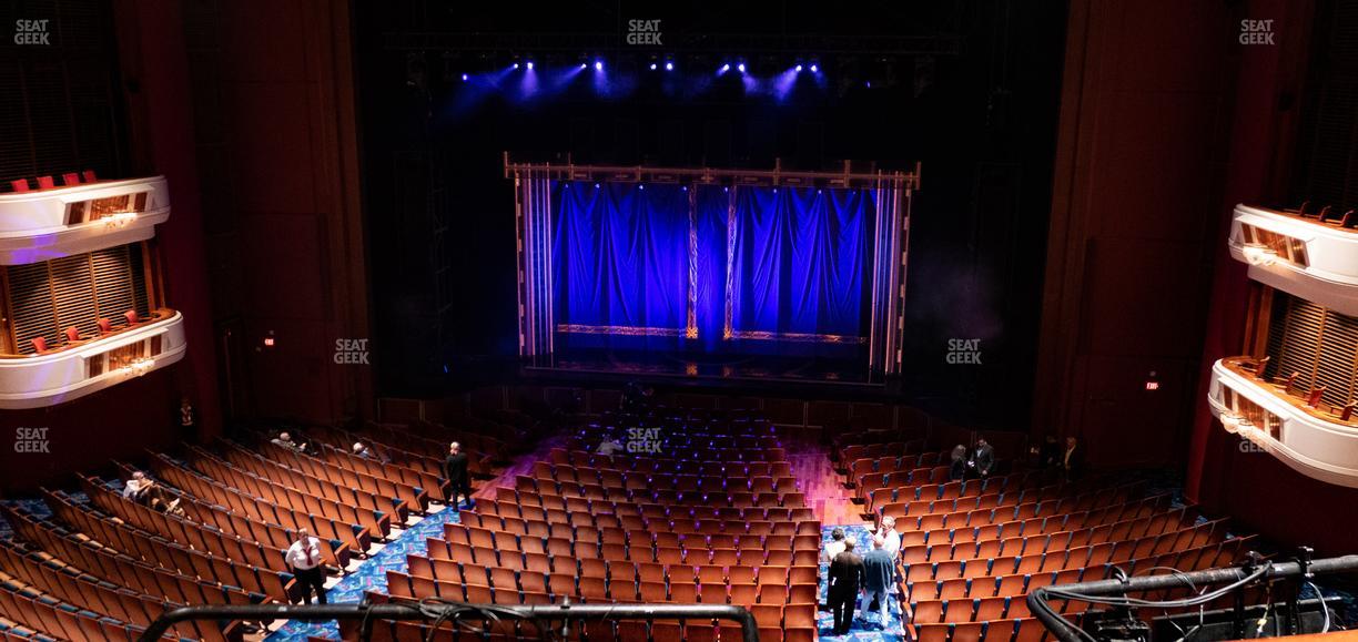 Au-Rene Theater at the Broward Center - Section Mezzanine Center Seat View