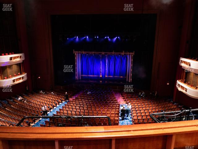 Au-Rene Theater at the Broward Center - Section Mezzanine Center Seat View
