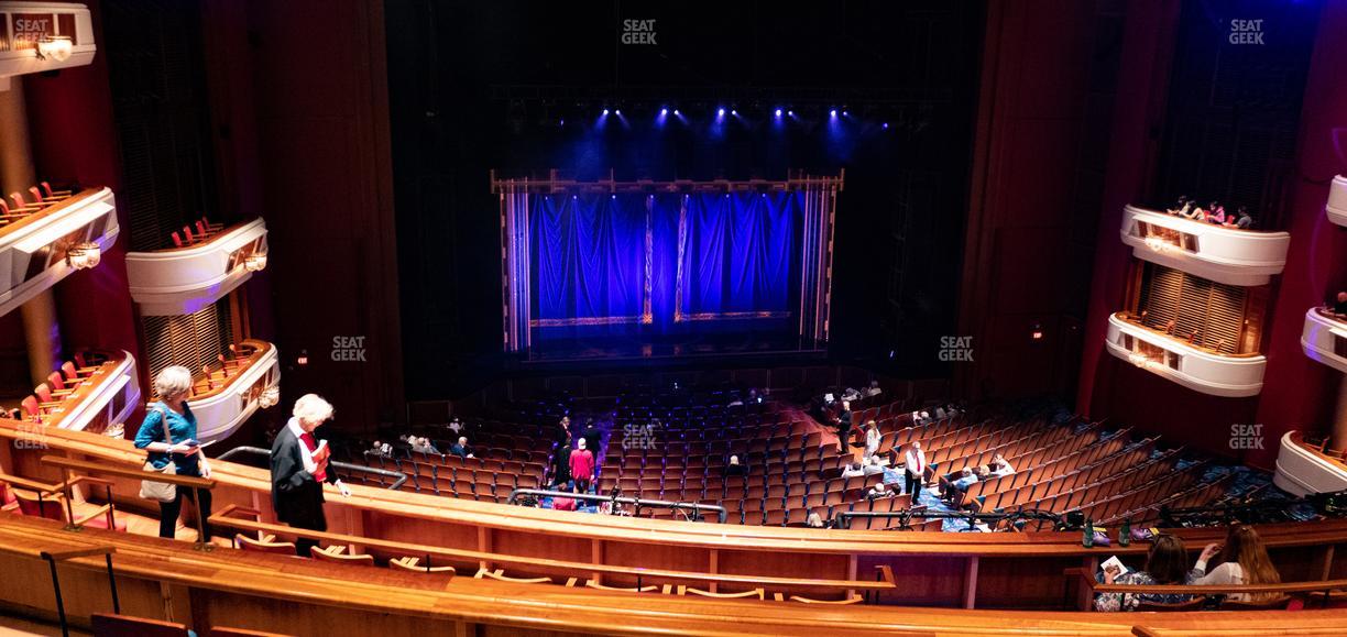 Au-Rene Theater at the Broward Center - Section Mezzanine Left Center Seat View