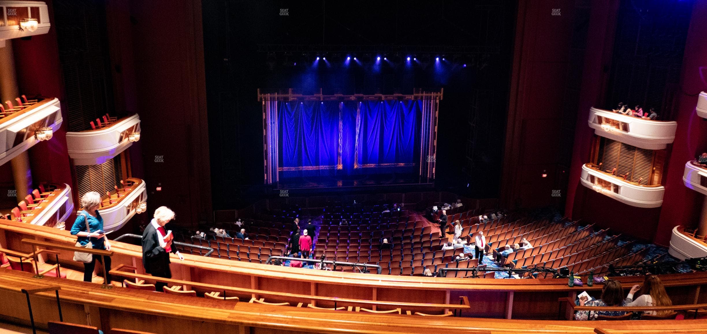Au-Rene Theater at the Broward Center - Section Mezzanine Left Center Seat View