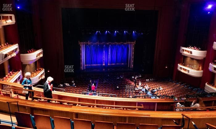 Au-Rene Theater at the Broward Center - Section Mezzanine Left Center Seat View